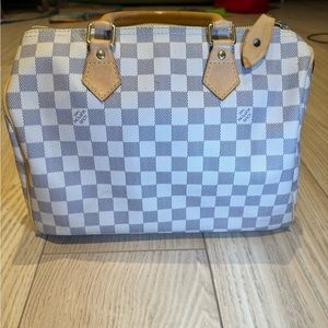Louis Vuitton azure damier speedy 30